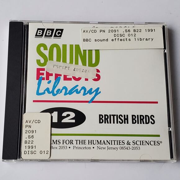 BBC Sound Effects Library International Disc 12 British Birds CD 1991 - Picture 1 of 3